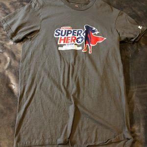 women’s grey athletic t-shirt